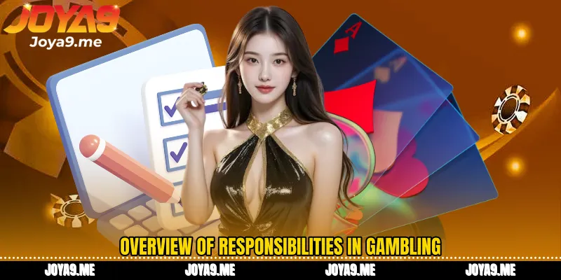 Overview of responsibilities in gambling
